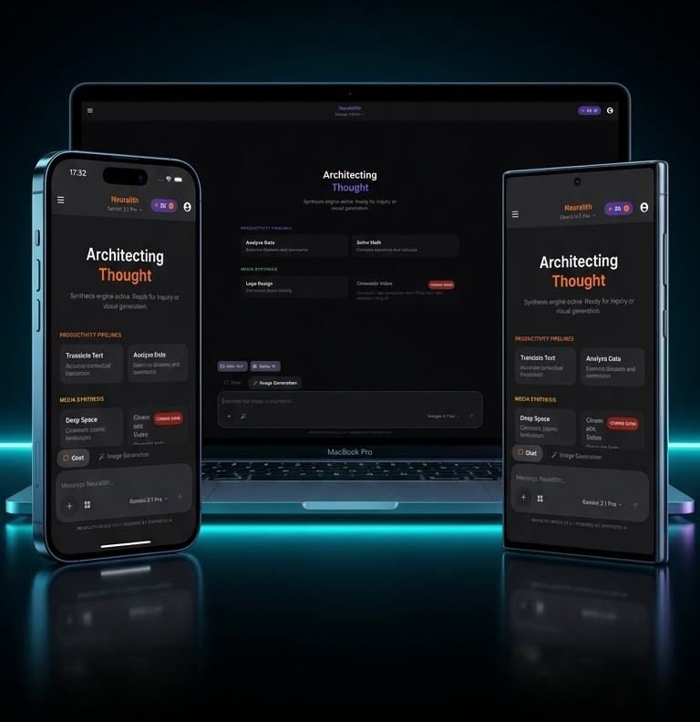 Neuralith Application on Laptop